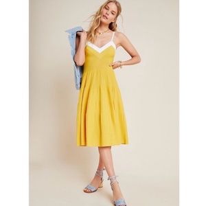 Eva Franco Anthropologie Tiered Knit Mini Dress